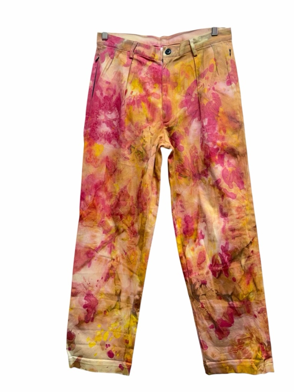 Pats Pants Tie Dyed Unisex Pants Pink Size Medium